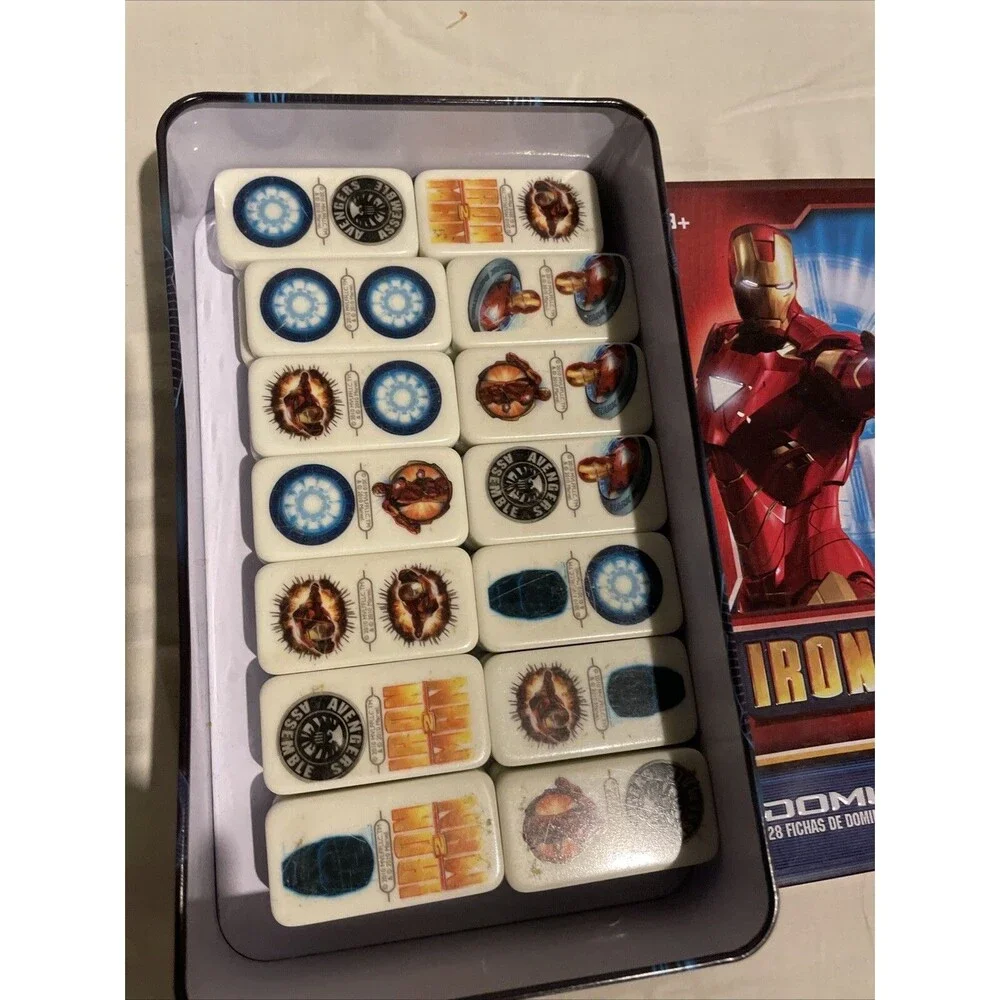 Marvel Iron Man 2 Battle Dominos (2009) in Tin Age 3+